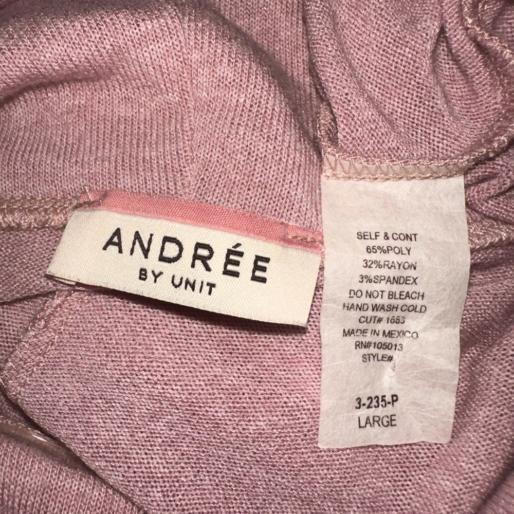 Cowl neck light sweater size L. So soft and comfy!!! - Picture 4 of 4